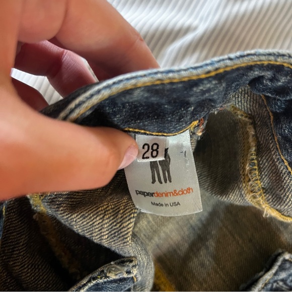 Jean Skirt mini skirt with a split - Picture 4 of 4